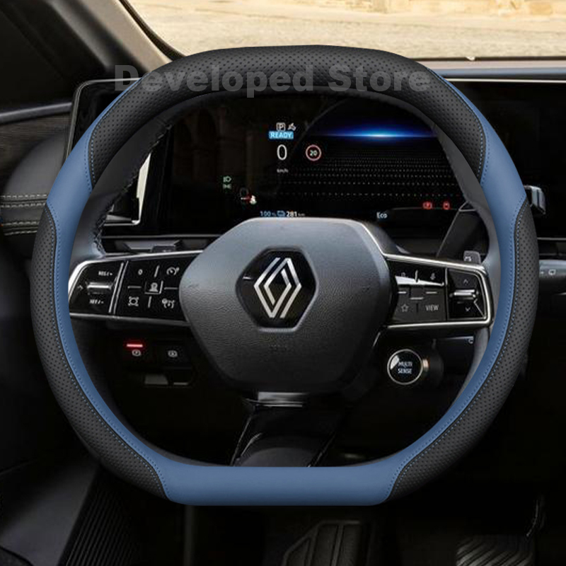 Tech Accessories Shop - Car Steering Wheel Cover For Renault