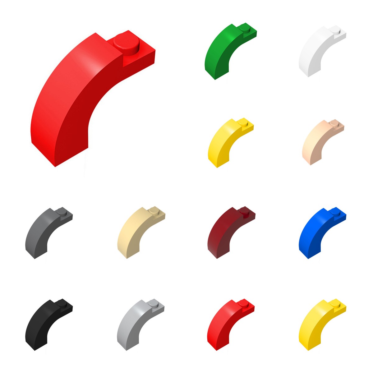 Tech Accessories Shop - 50pcs 6005 92903 Creative Brick Arch