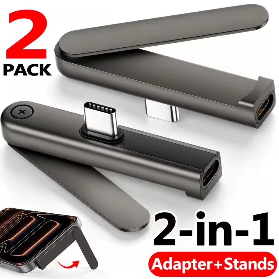 Phone Stand Aluminum - 2/1PCS Portable USB C To 3.5mm