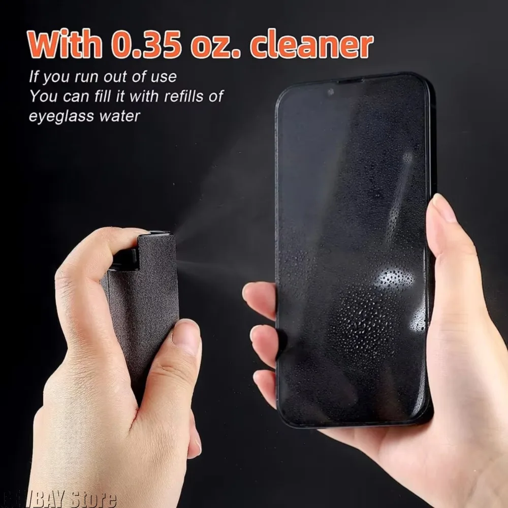 Screen Cleaner Spray - Microfiber Screen Cleaner Kit 2-in-1, Empty
