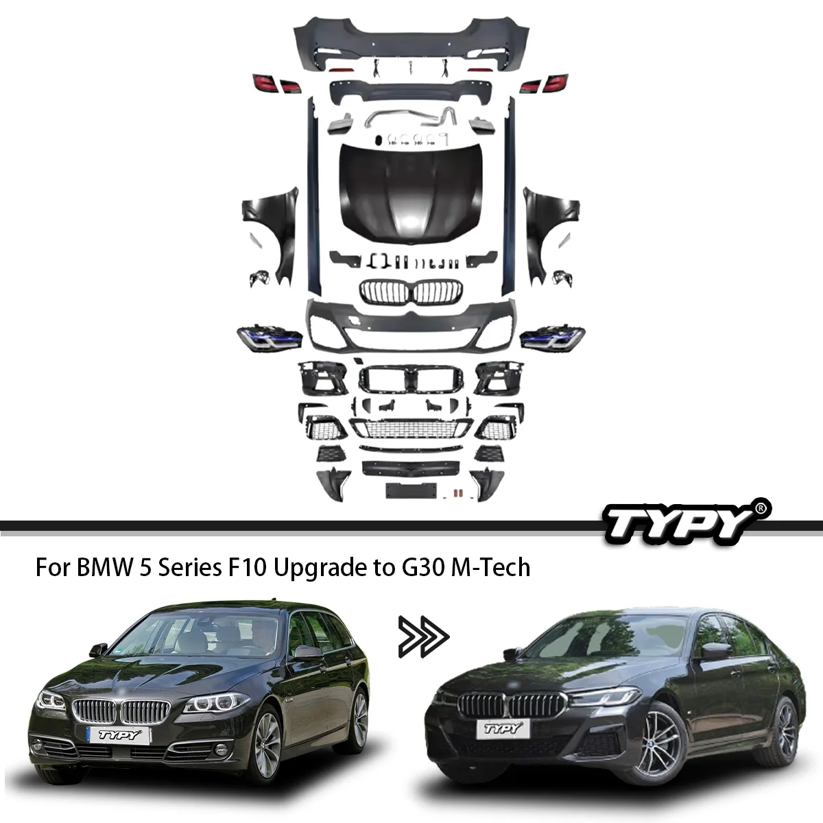 Body Kits For BMW 5 Series F10 - M Tech Accessories review and price