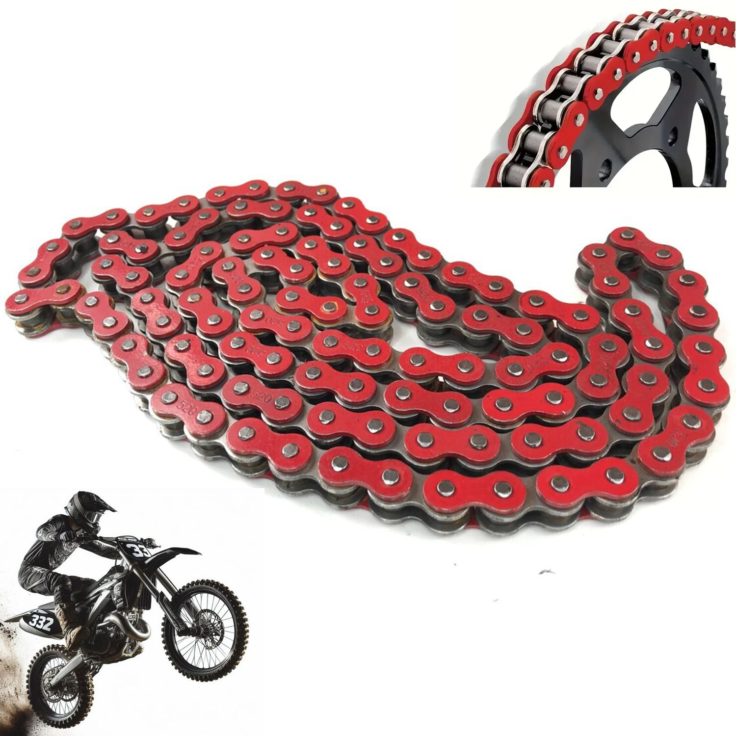 Motorcycle Chain 520 120 Links - Moto Tech Accessories & Workshop review and price