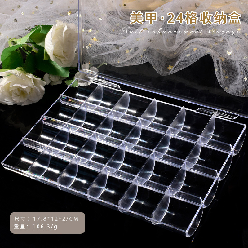 6/12/24grids Empty Clear Plast - Nail Tech Accessories review and price