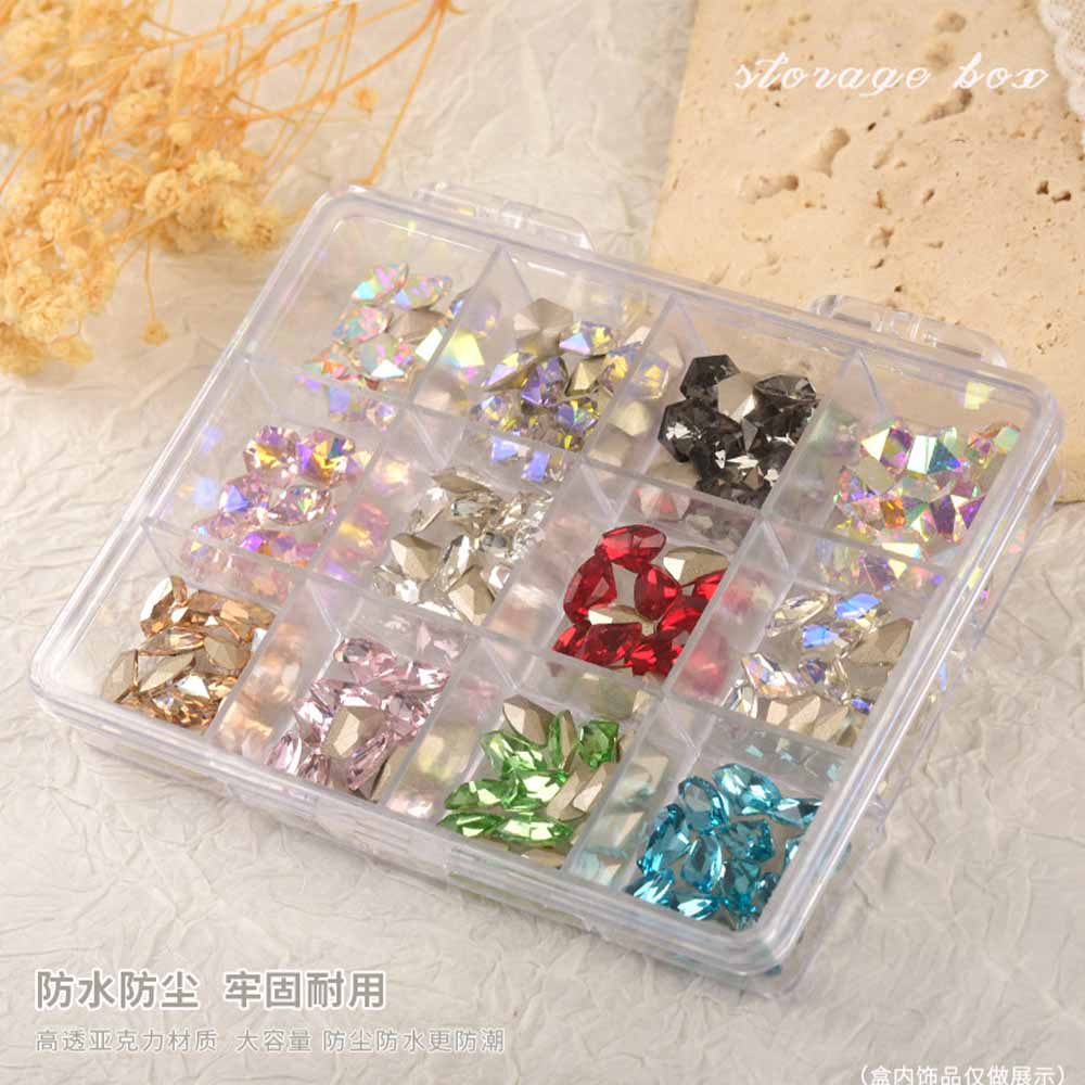 6/12/24grids Empty Clear Plast - Nail Tech Accessories review and price