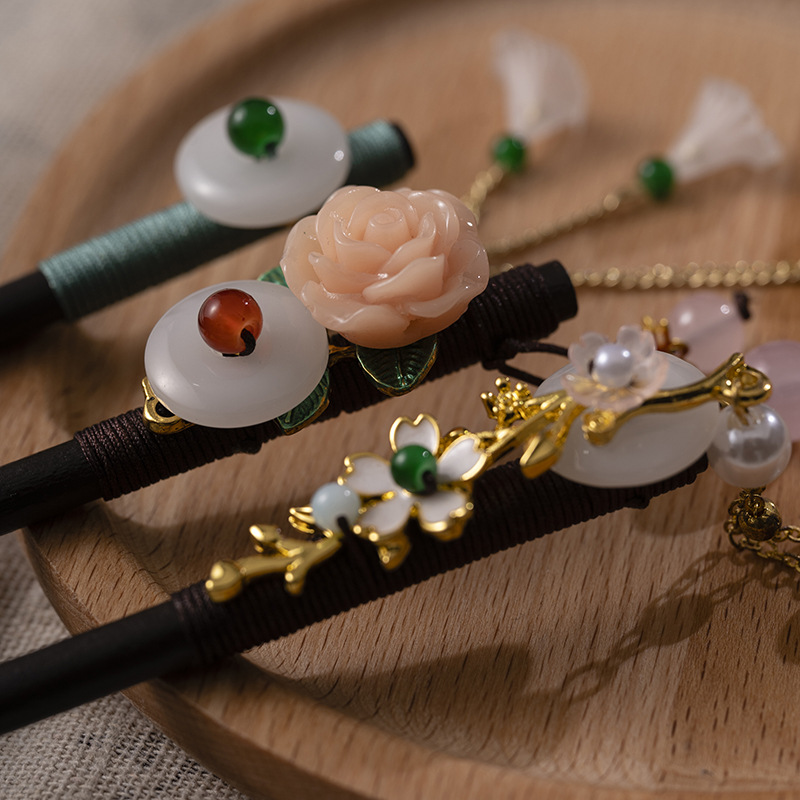 1Pc Wooden Hairpin Headdress f - Tech Accessories For Women review and price