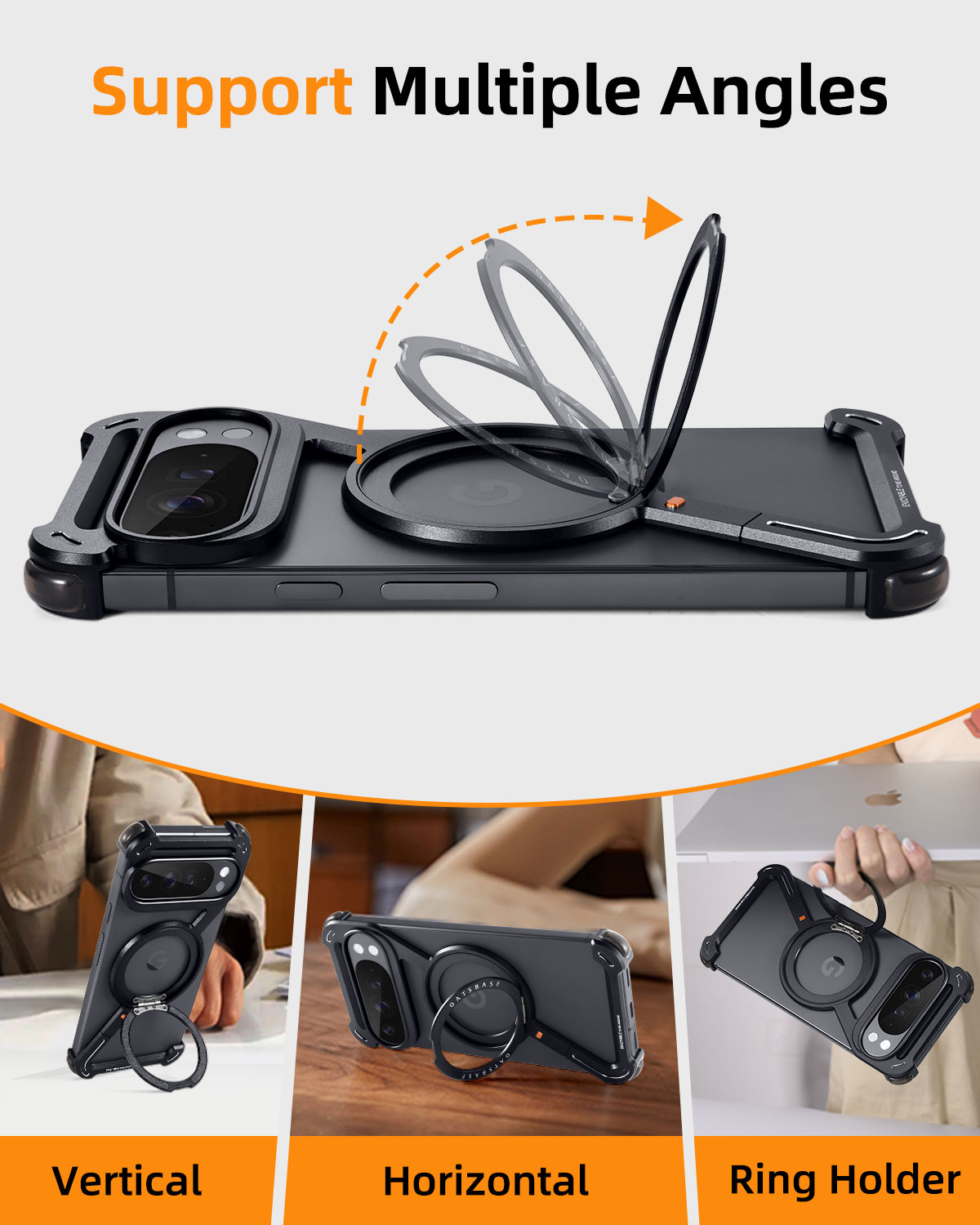 Oatsbasf Metal Phone Case for  - Phone Stand Aluminum review and price