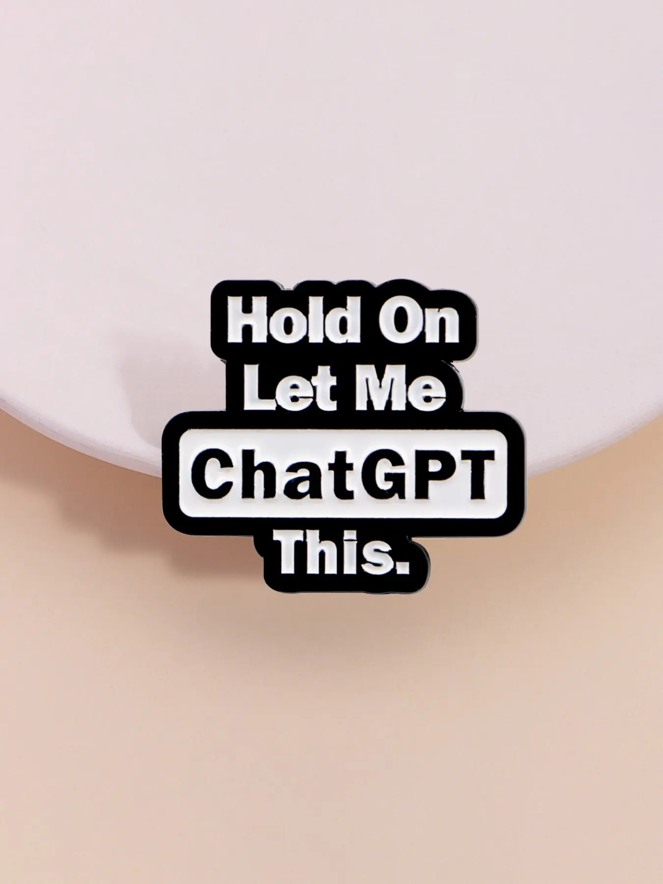 Chatgpt Enamel Pin Emblem Logo - Tech Accessories Logo review and price