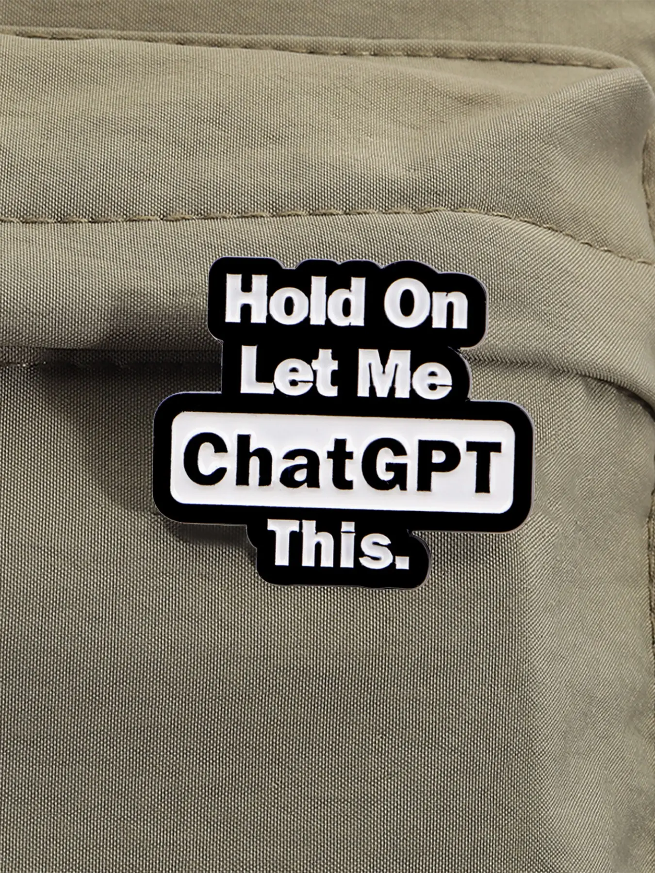 Chatgpt Enamel Pin Emblem Logo - Tech Accessories Logo review and price
