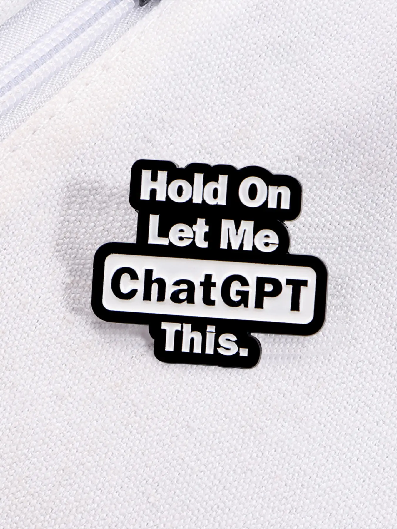 Chatgpt Enamel Pin Emblem Logo - Tech Accessories Logo review and price