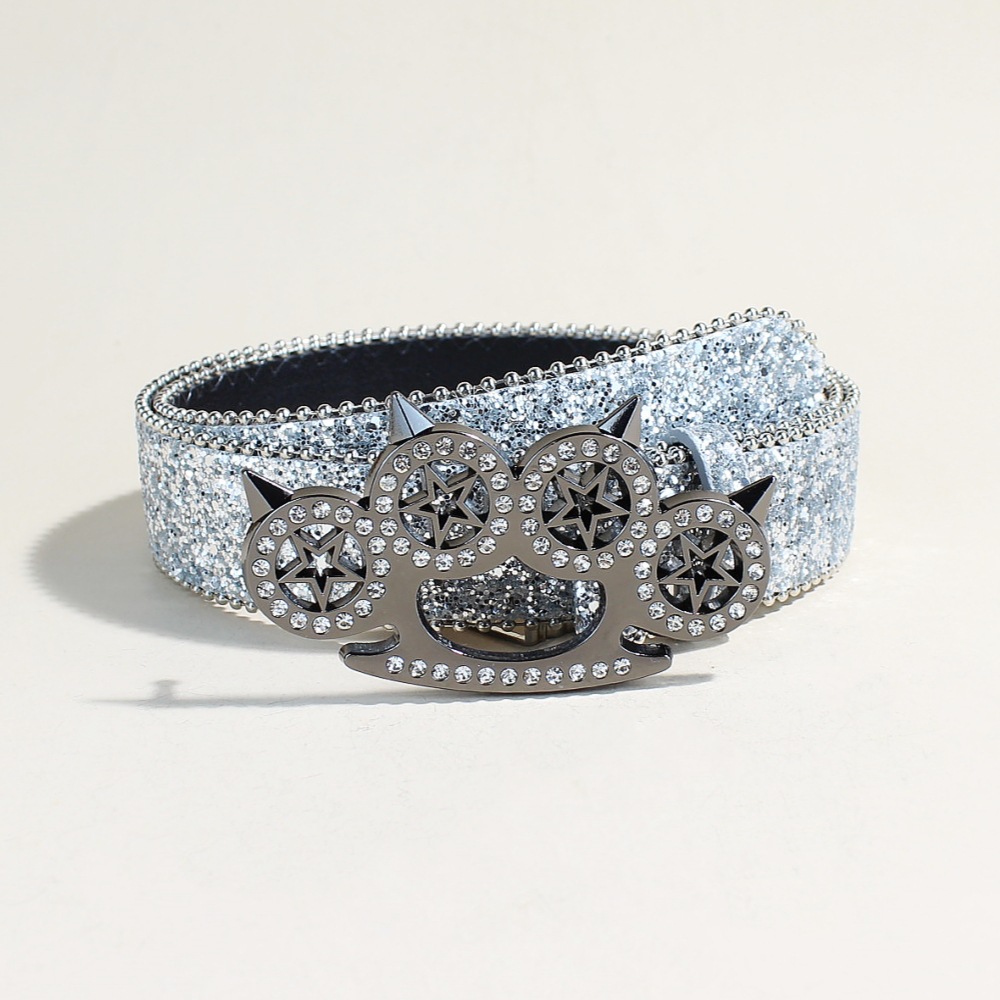 Y2K Rhinestone Belt Punk Knuck - Tech Wear Accessories review and price
