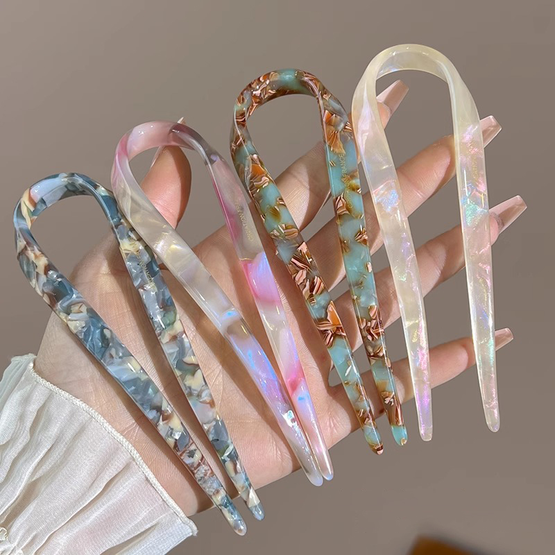 U-Shaped Hair Sticks Acetate A - Tech Accessories For Women review and price