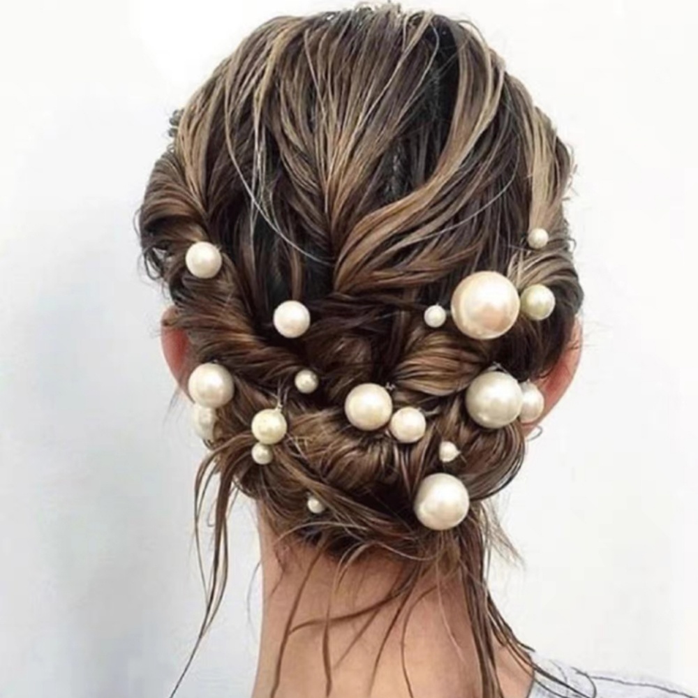 Pearl Crystal Hair Pins Comb S - Tech Accessories For Women review and price