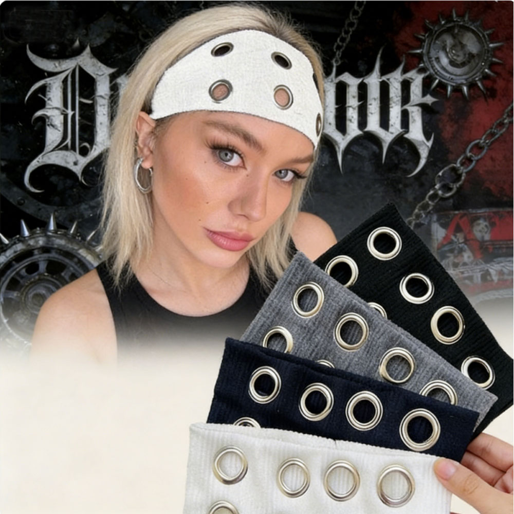 Grommet Eyelet Knit Headband S - Tech Wear Accessories review and price