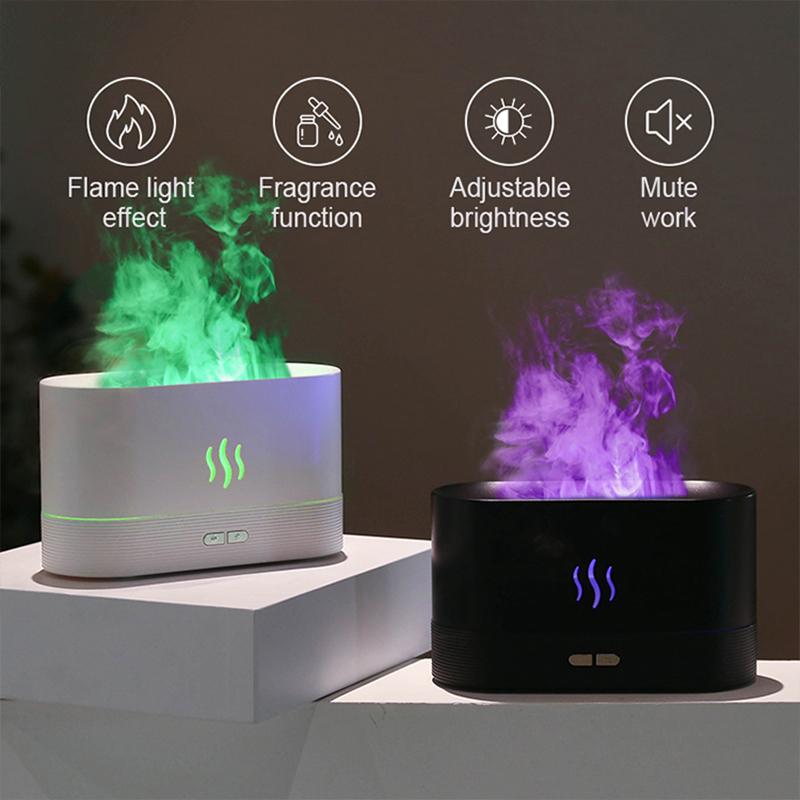 USB Desktop Flame Aroma Diffus - Tech Room Accessories review and price