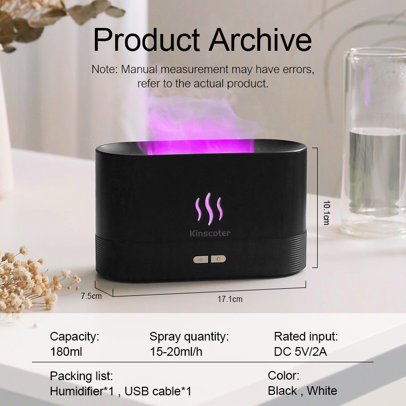 USB Desktop Flame Aroma Diffus - Tech Room Accessories review and price