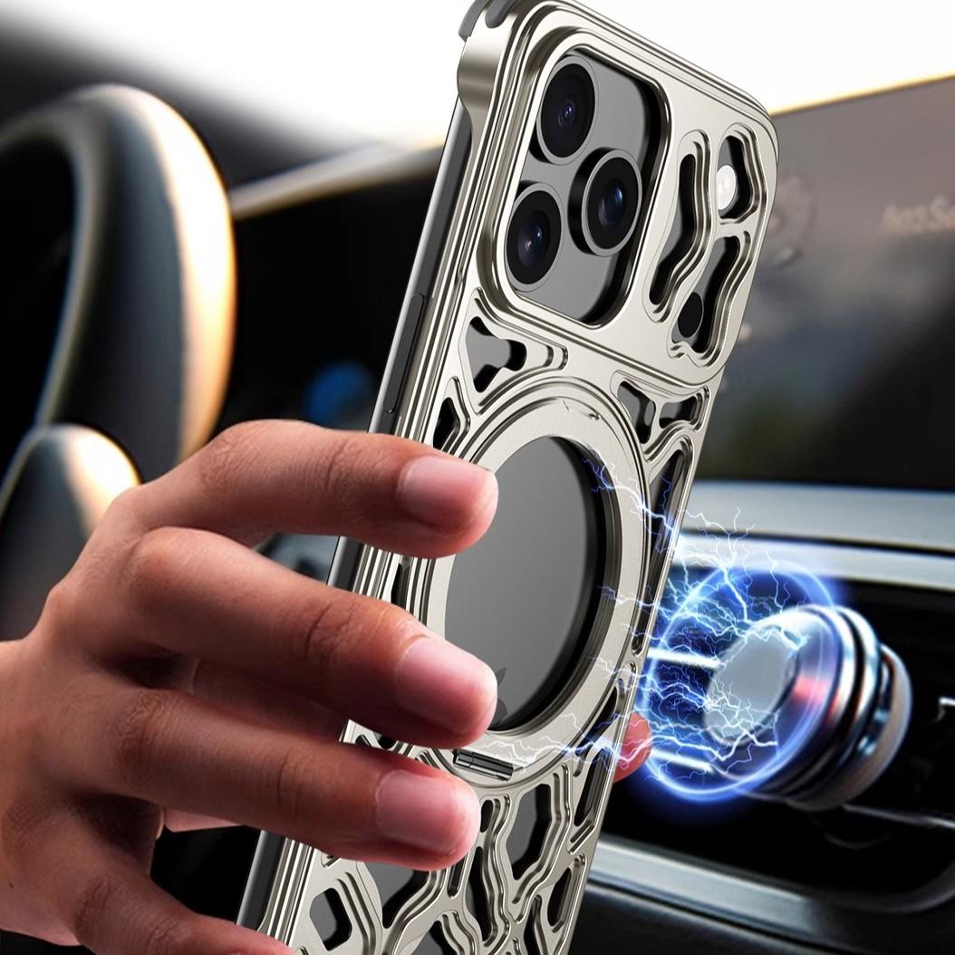 For iPhone 16, 15, 17 Pro Max  - Phone Stand Aluminum review and price