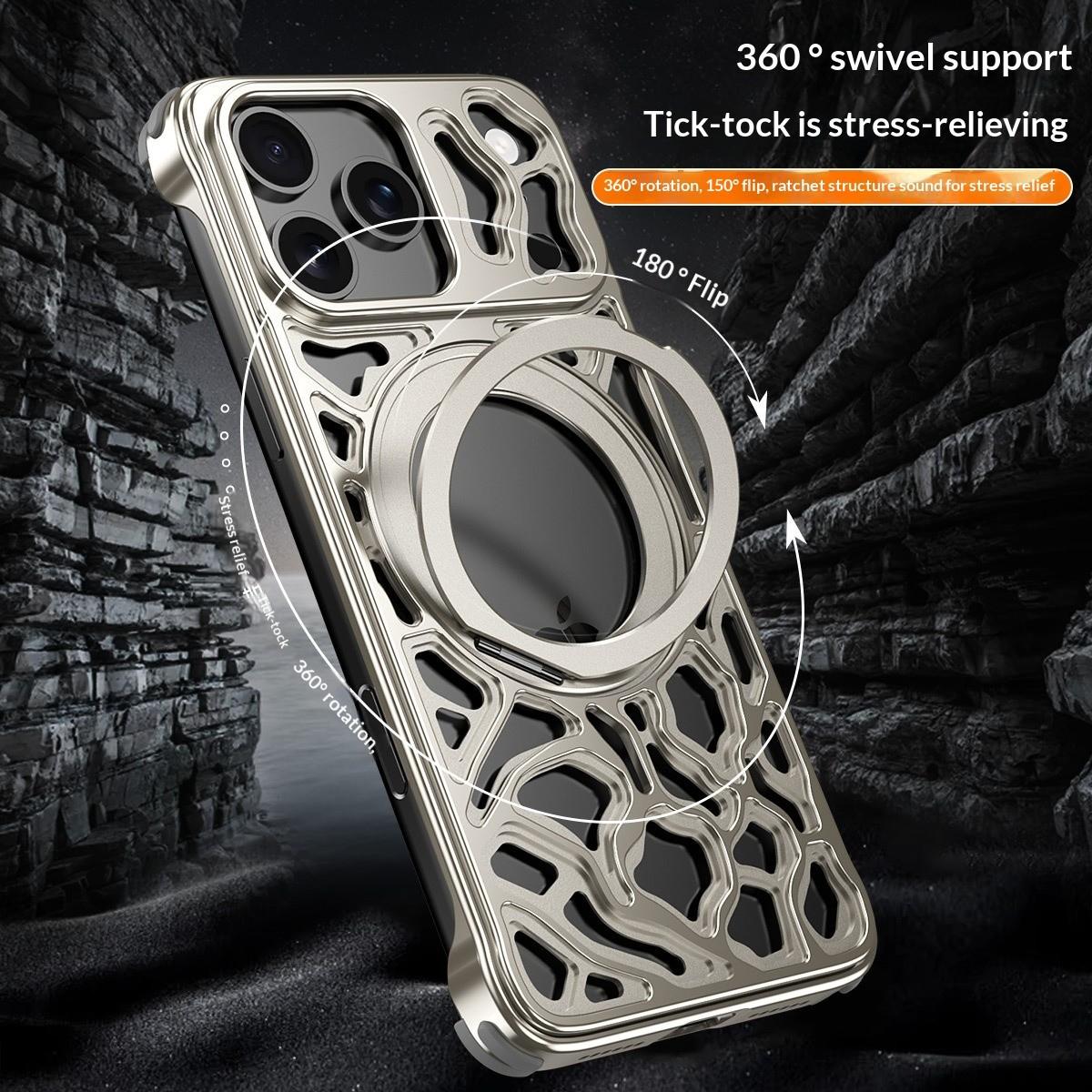 For iPhone 16, 15, 17 Pro Max  - Phone Stand Aluminum review and price