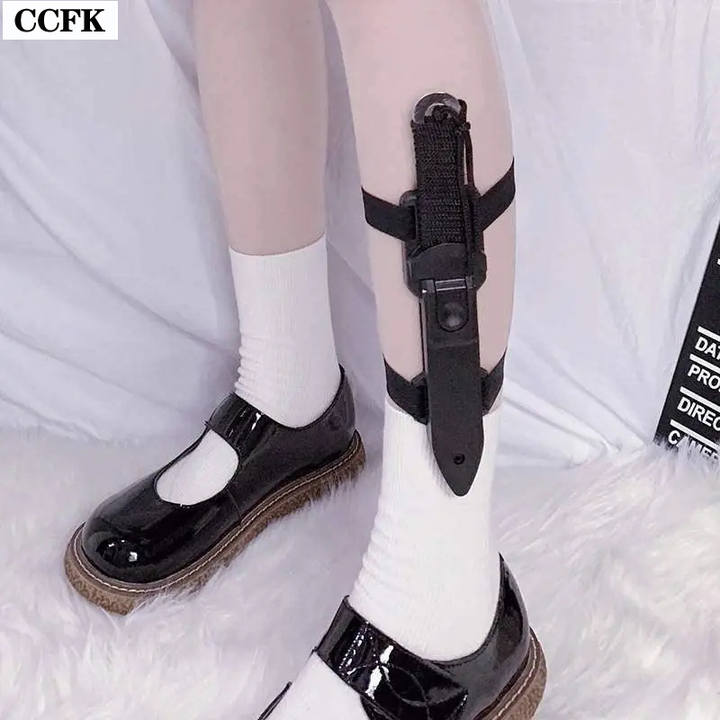 Goth Leg Ring Kawaii Knife Pro - Tech Wear Accessories review and price