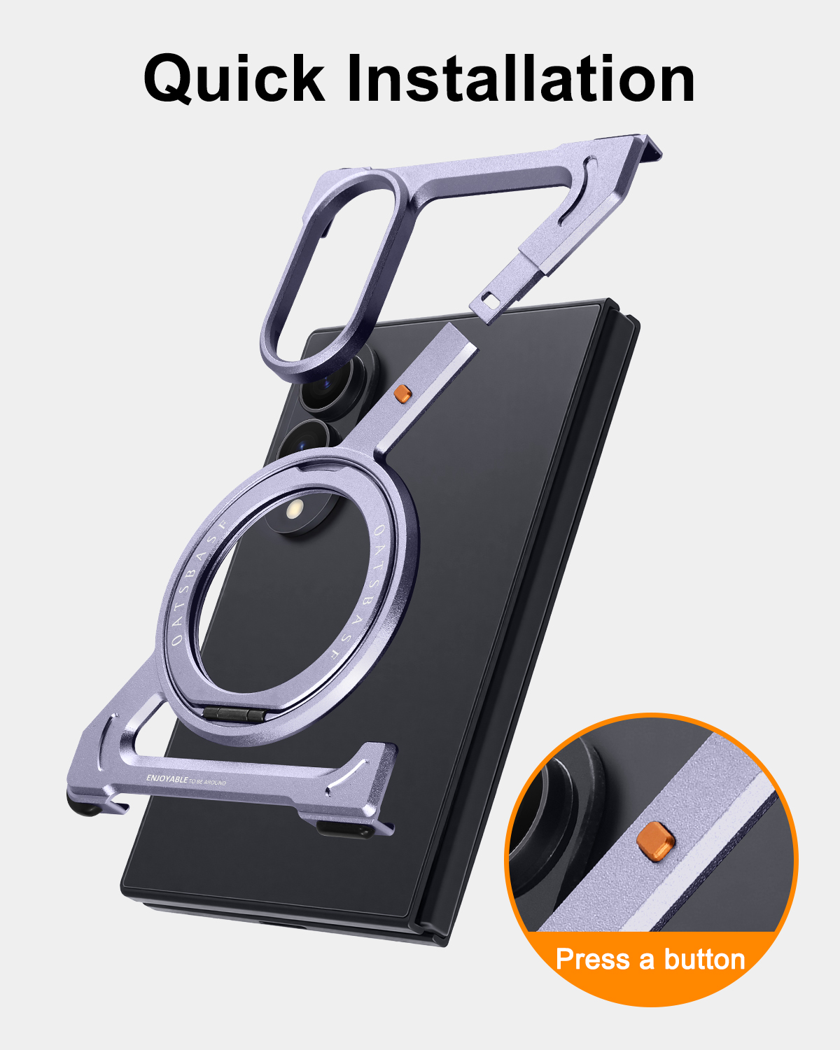 Eary for Samsung Galaxy Z Fold - Phone Stand Aluminum review and price